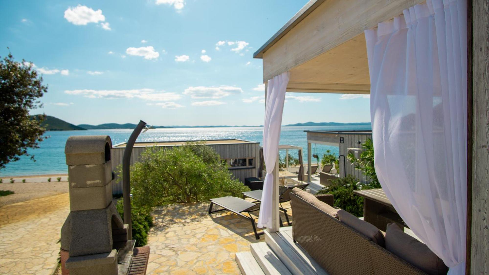 Buqez Vila Hajda 16 - Second Row Direct On The Beach Drage Exterior photo